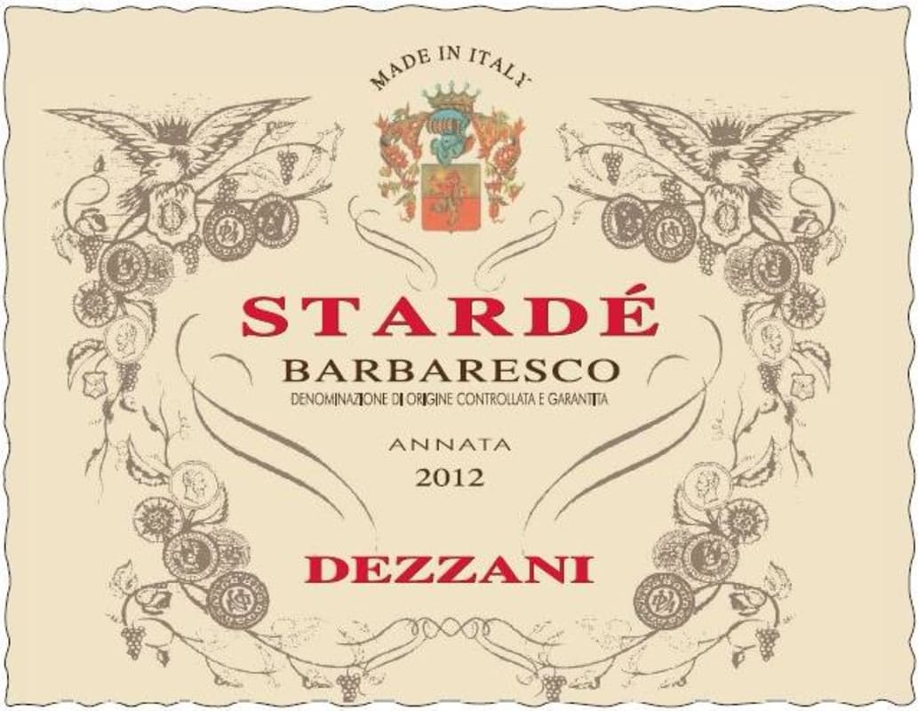 Villa dei Ladri Barbaresco Starde 2012 Front Label