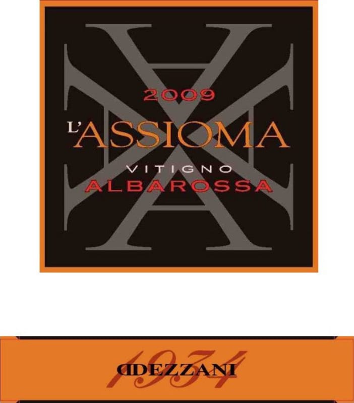 Villa dei Ladri Monferrato l'Assioma Albarossa 2009 Front Label
