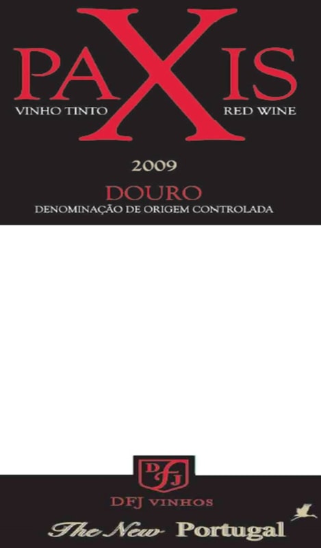 DFJ Vinhos Paxis Douro Tinto 2009 Front Label