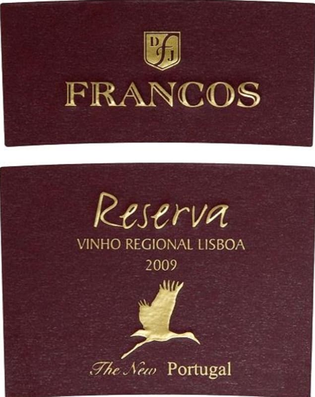DFJ Vinhos Reserva Tinto 2009 Front Label