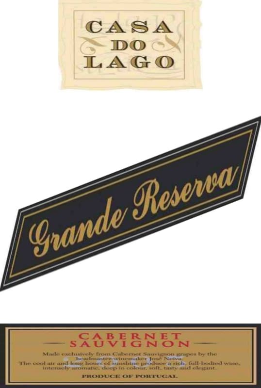 DFJ Vinhos Casa do Lago Grande Reserva Cabernet Sauvignon 2009 Front Label