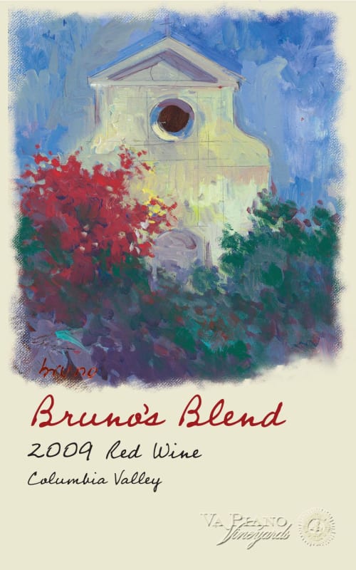Va Piano Bruno's Blend 2009 Front Label