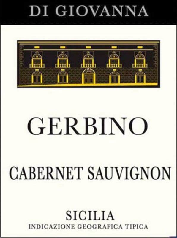 Di Giovanna Sicilia Gerbino Cabernet Sauvignon 2013 Front Label