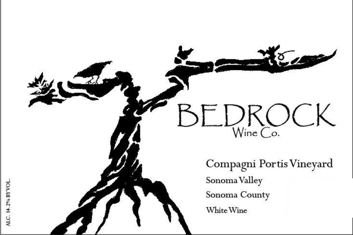 Bedrock Wine Company Compagni Portis Vineyard White 2014 Front Label