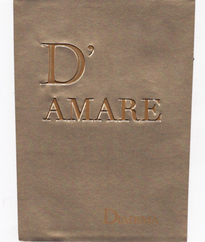 Diadema Toscana D'Amare Bianco 2010 Front Label