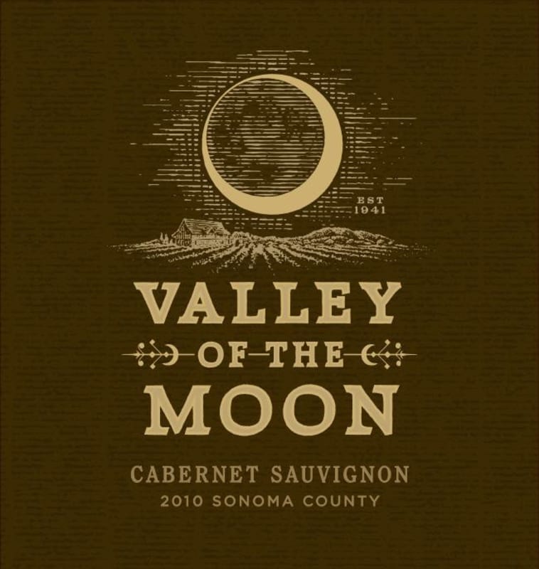 Valley of the Moon Sonoma County Cabernet Sauvignon 2004 Front Label