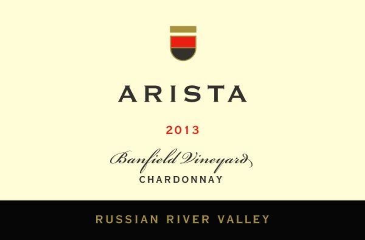 Arista Winery Banfield Vineyard Chardonnay 2013 Front Label