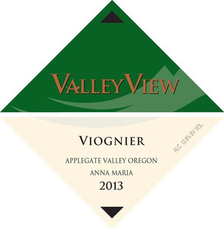 Valley View Vineyard Anna Maria Viognier 2013 Front Label