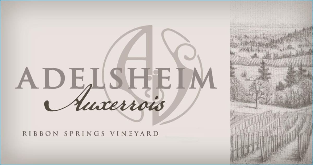 Adelsheim Springs Vineyard Auxerrois 2015 Front Label