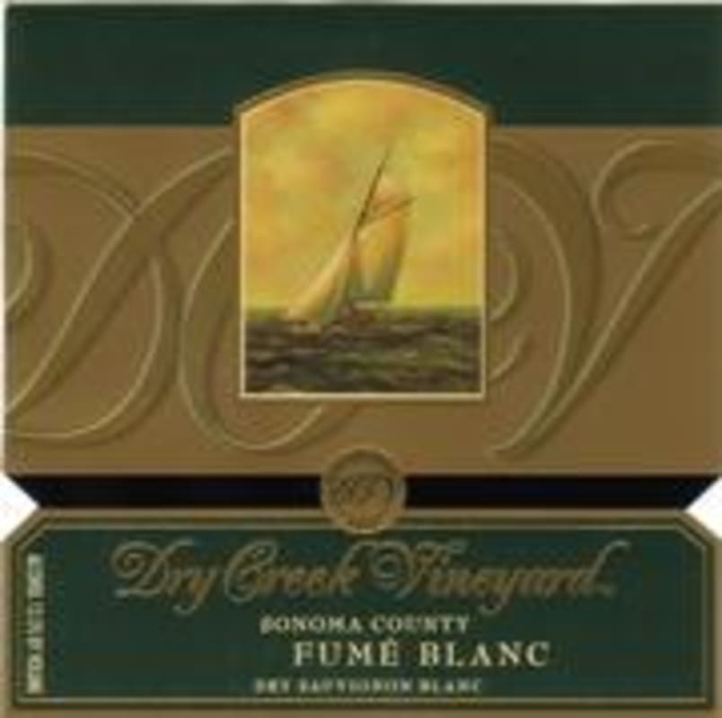 Dry Creek Vineyard Fume Blanc 2000 Front Label
