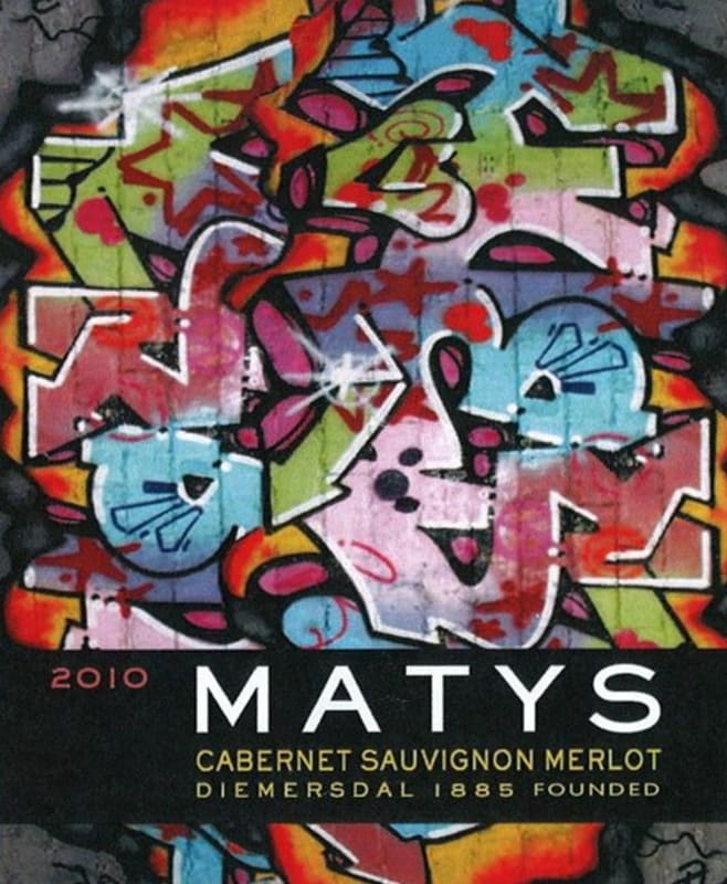 Diemersdal Estate Matys Cabernet Sauvignon Merlot 2010 Front Label