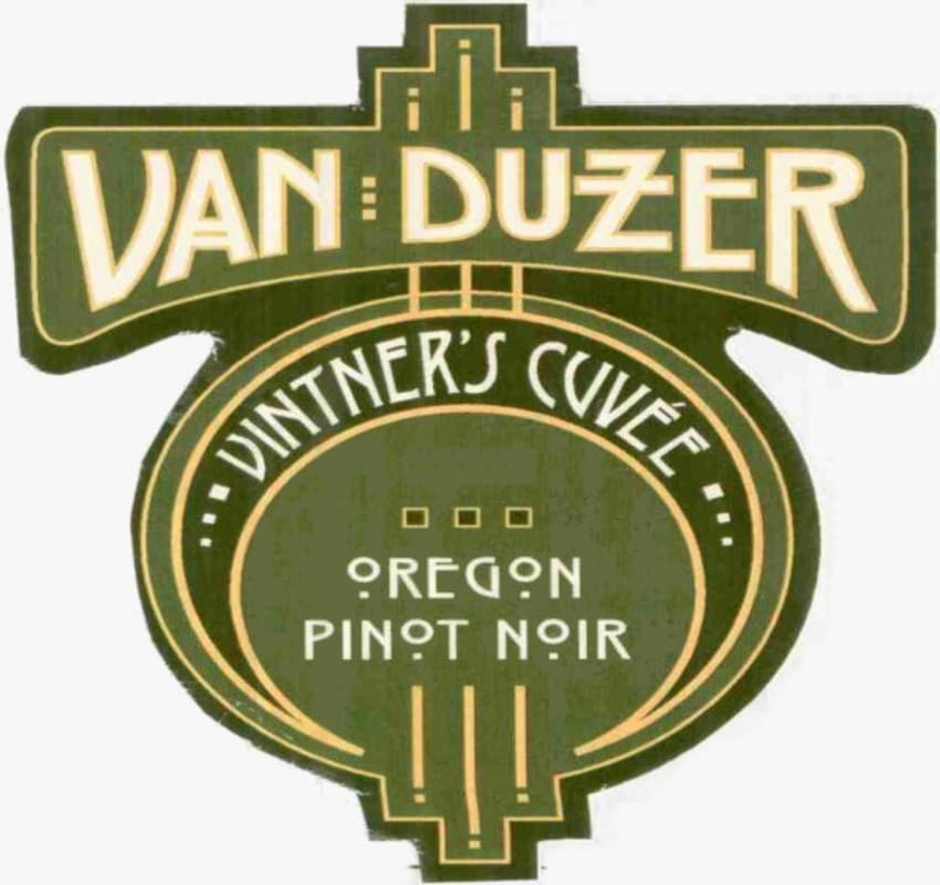 Van Duzer Vintner's Cuvee Pinot Noir 2010 Front Label