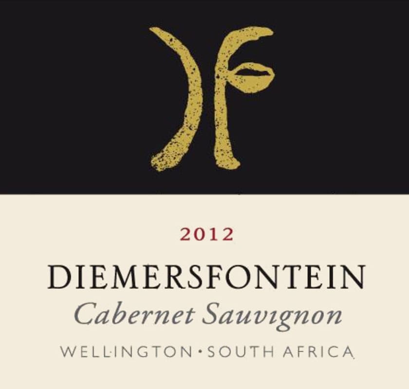 Diemersfontein Wine and Country Estate Cabernet Sauvignon 2012 Front Label