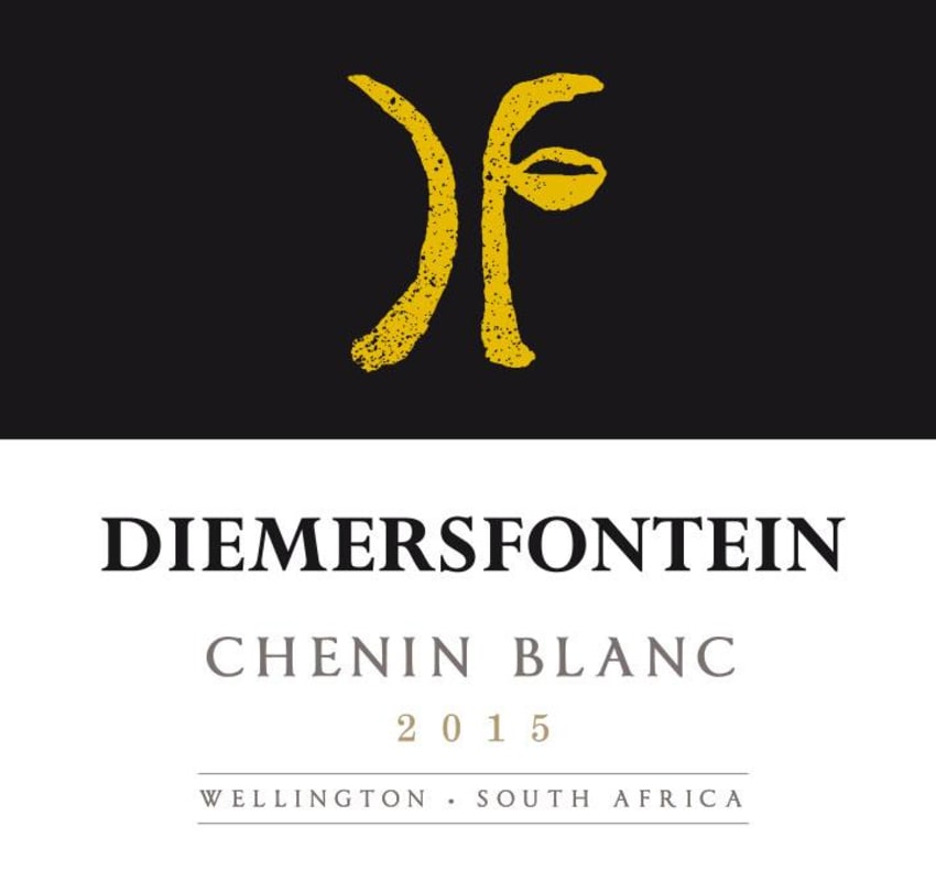 Diemersfontein Wine and Country Estate Wellington Chenin Blanc 2015 Front Label