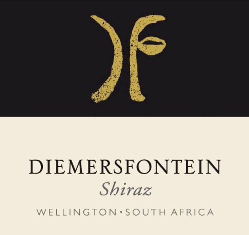 Diemersfontein Wine and Country Estate Shiraz 2014 Front Label