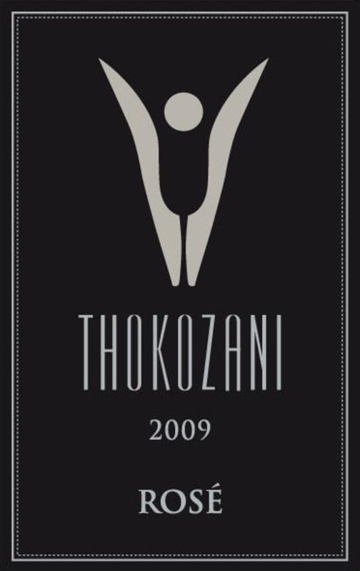 Diemersfontein Wine and Country Estate Thokozani Rose 2009 Front Label