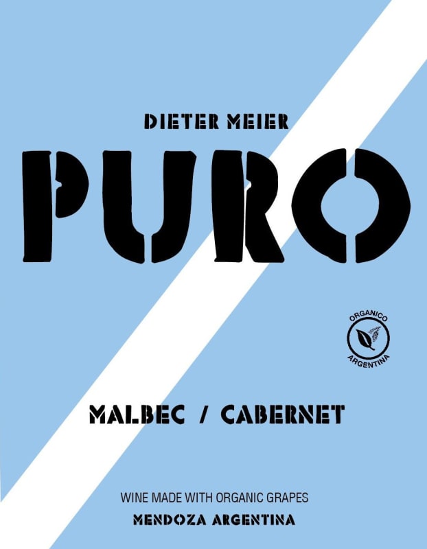 Dieter Meier Ojo De Agua Agrelo Puro Malbec/Cabernet 2014 Front Label