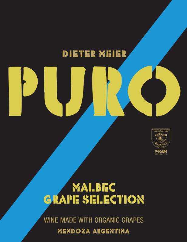 Dieter Meier Ojo De Agua Agrelo Puro Grape Selection Malbec 2015 Front Label