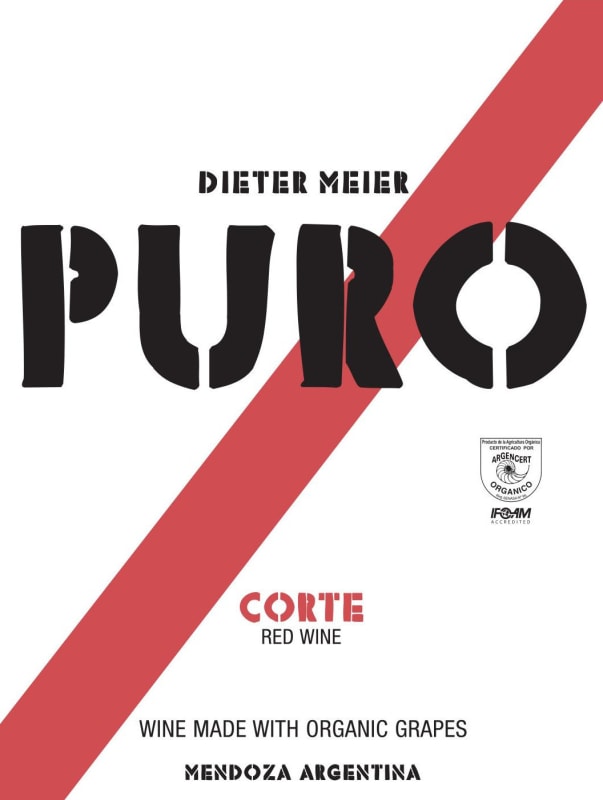 Dieter Meier Ojo De Agua Agrelo Puro Corte 2015 Front Label