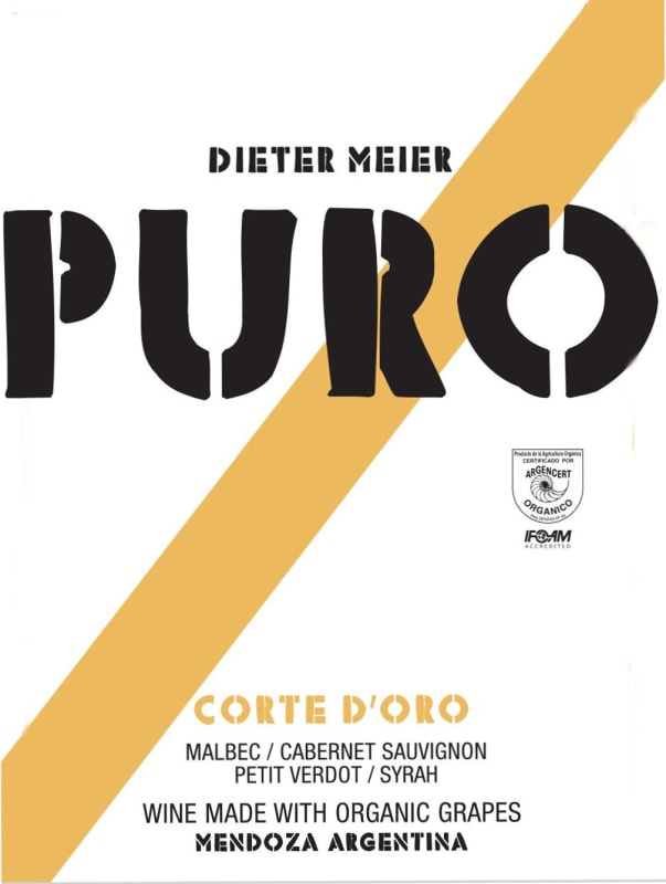 Dieter Meier Ojo De Agua Agrelo Puro Corte d'Oro 2013 Front Label