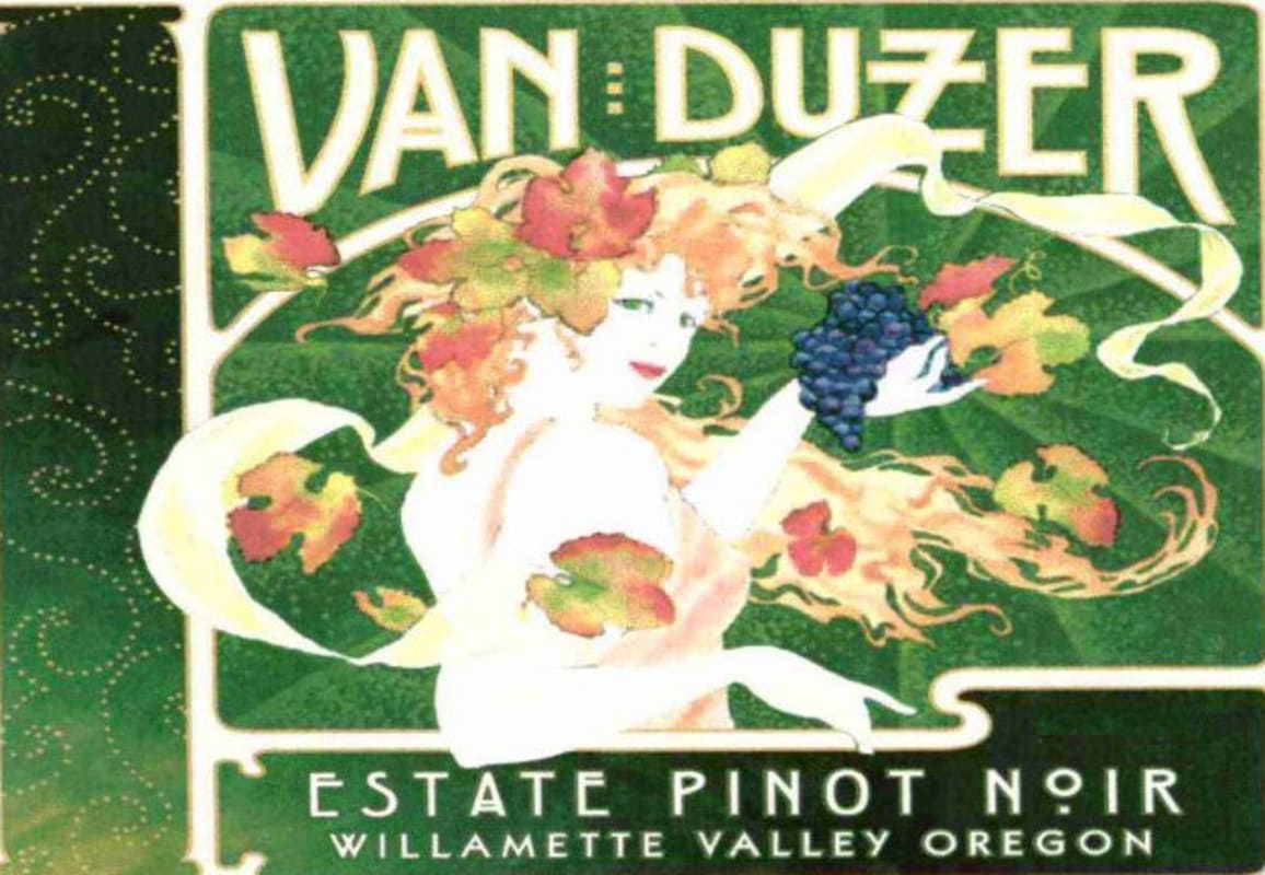 Van Duzer Estate Pinot Noir 2009 Front Label