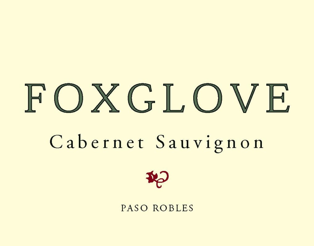 Foxglove Cabernet Sauvignon 2014 Front Label