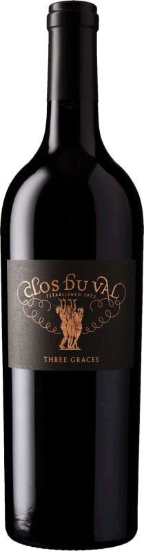 Clos du Val Three Graces Red Blend 2014 Front Bottle Shot