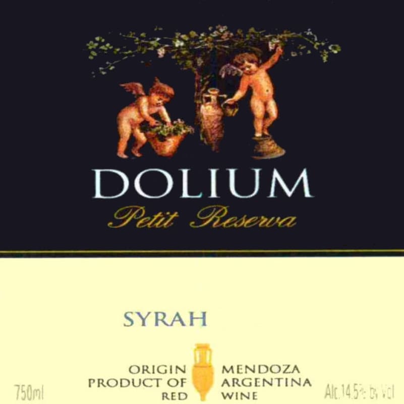 Dolium Winery Petit Reserva Syrah 2010 Front Label