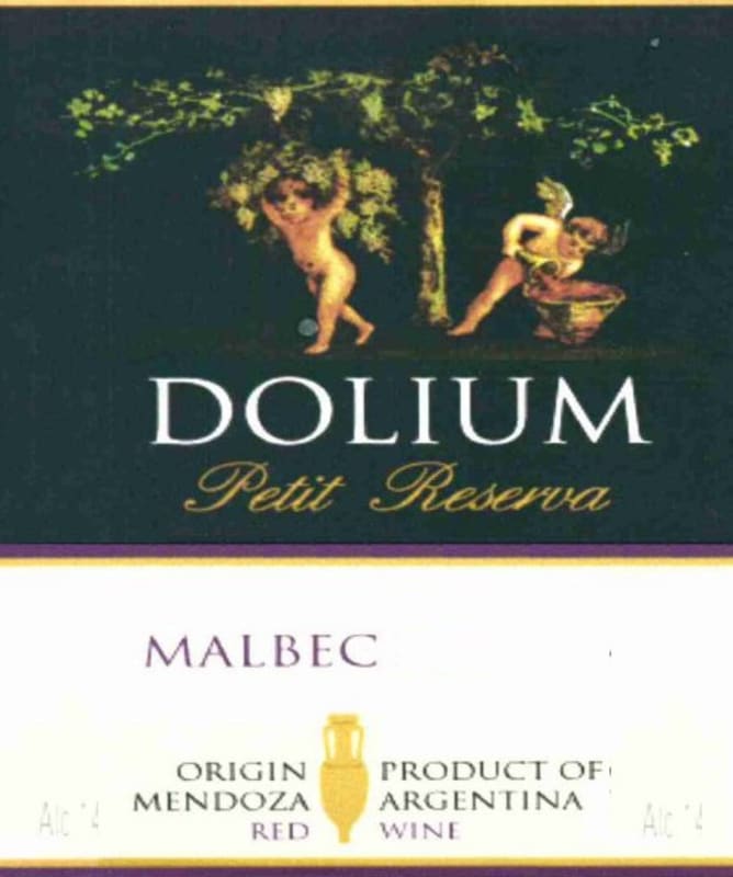 Dolium Winery Petit Reserva Malbec 2006 Front Label