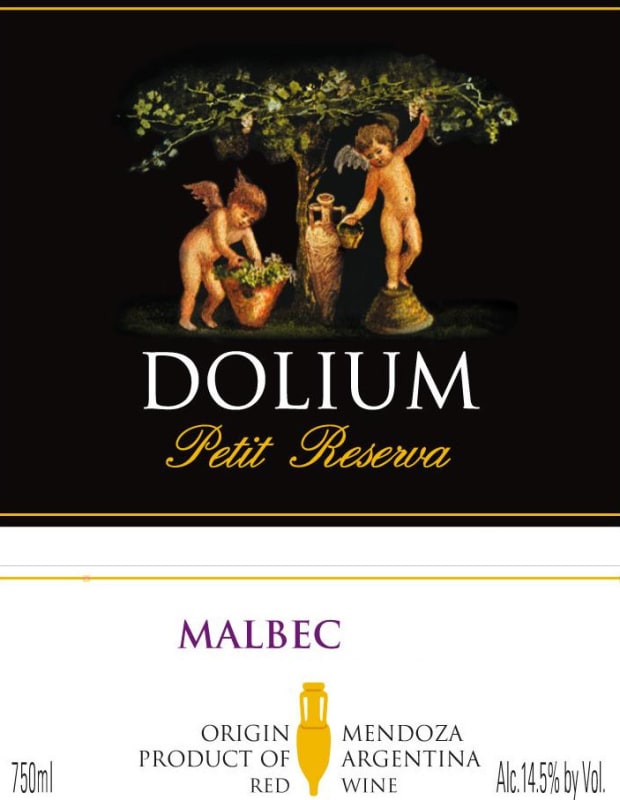 Dolium Winery Petit Reserva La Terna 2008 Front Label