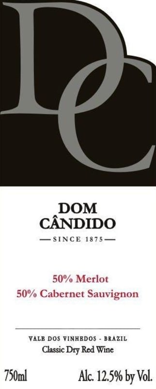 Dom Candido Merlot Cabernet Sauvignon 2013 Front Label