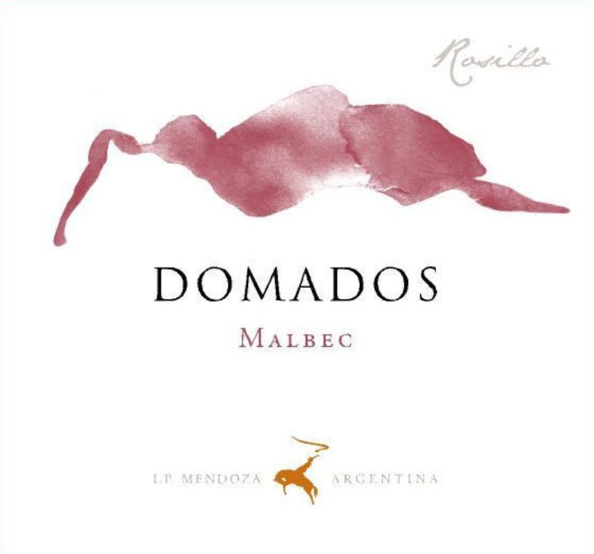 Domados Wines Rosillo Malbec 2008 Front Label