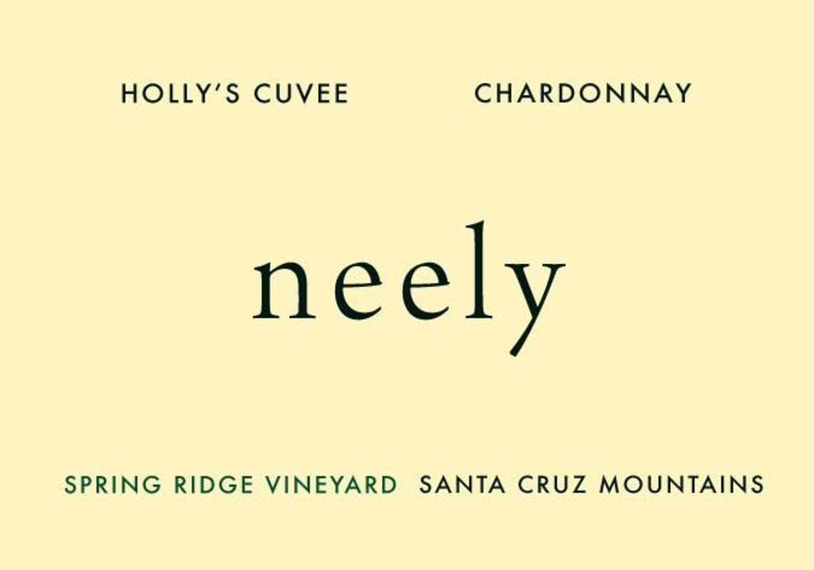 Neely Spring Ridge Vineyard Holly's Cuvee Chardonnay 2011 Front Label