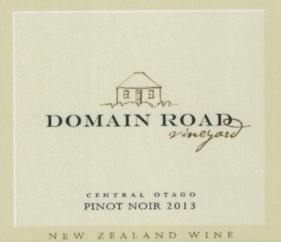 Domain Road Vineyard Pinot Noir 2013 Front Label