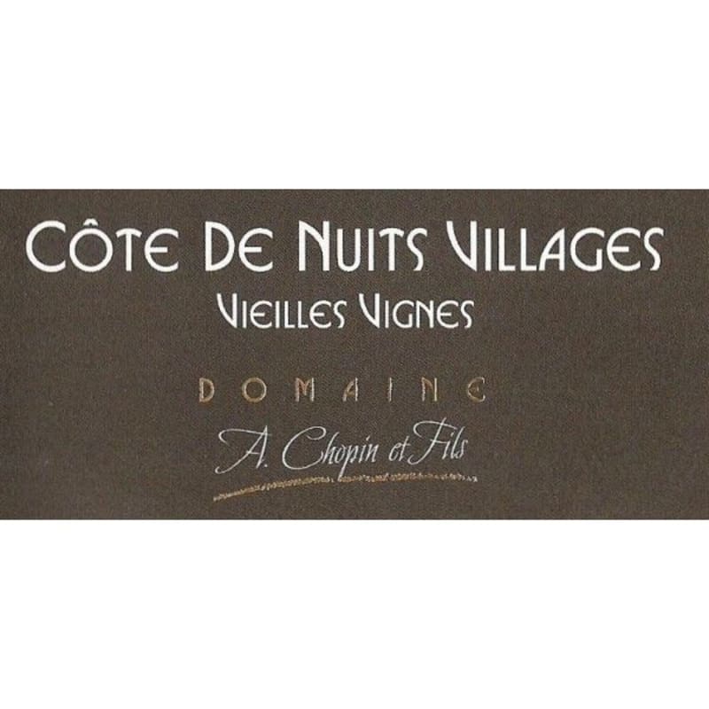 Domaine A. Chopin & Fils Vieilles Vignes 2014 Front Label