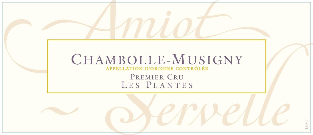 Domaine Amiot-Servelle Chambolle-Musigny Les Plantes Premier Cru 2013 Front Label