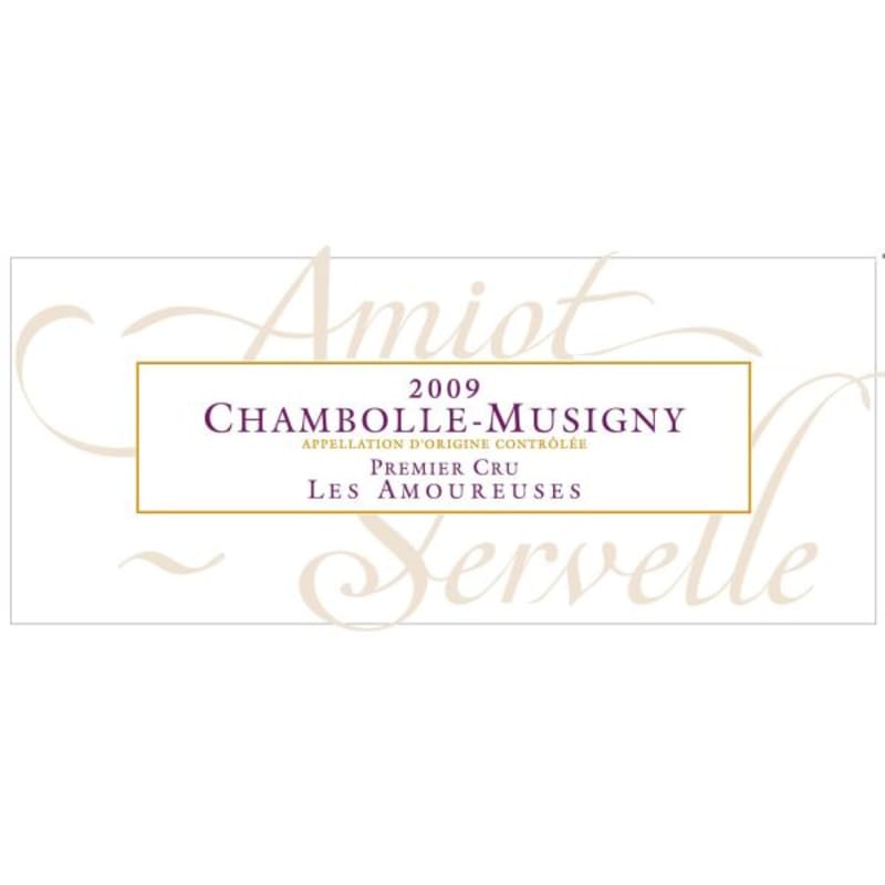 Domaine Amiot-Servelle Chambolle-Musigny Premier Cru 2009 Front Label