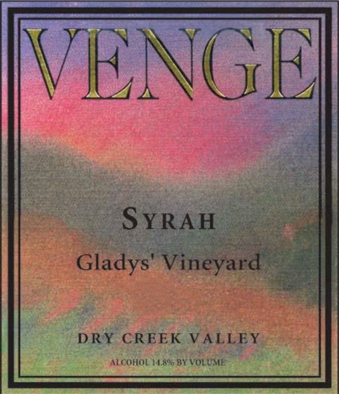 Venge Vineyards Gladys' Vineyard Syrah 2006 Front Label