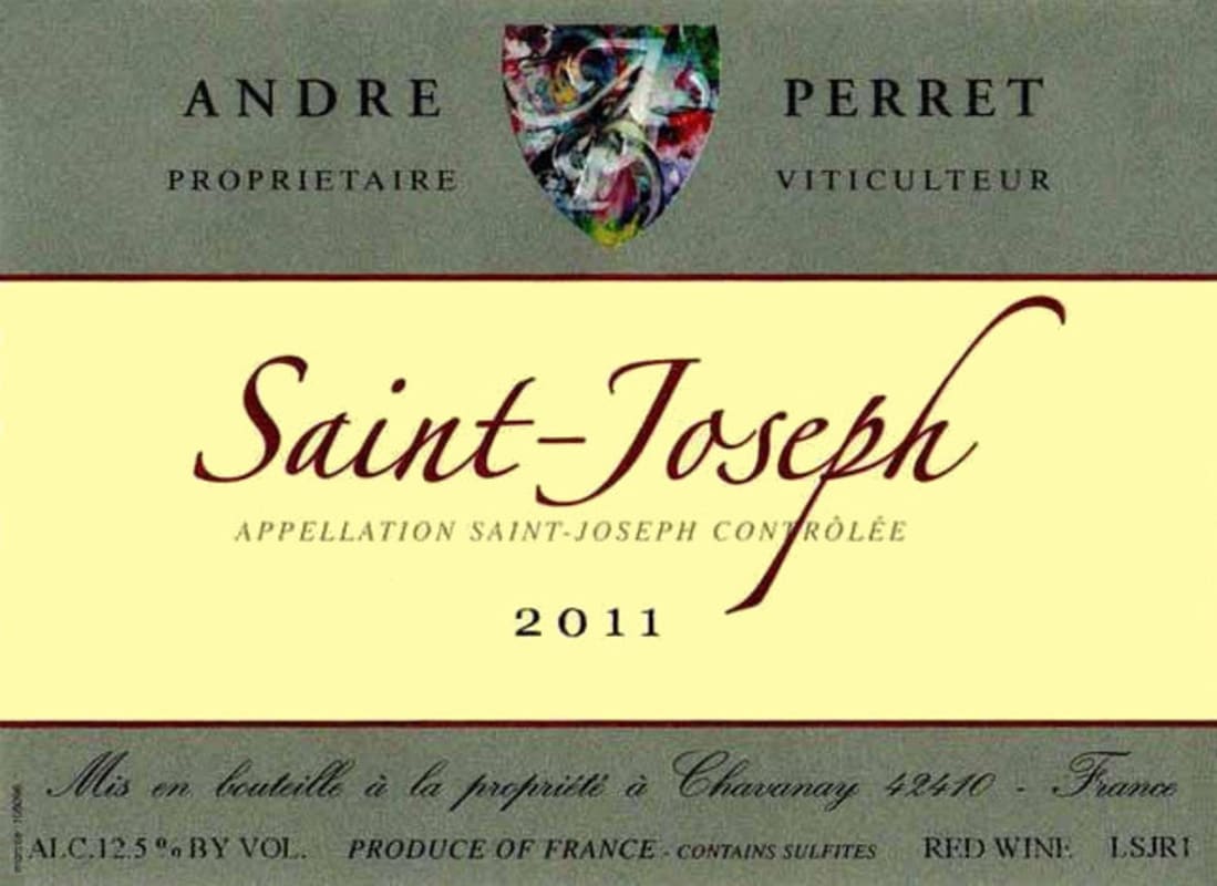 Domaine Andre Perret Saint-Joseph 2011 Front Label
