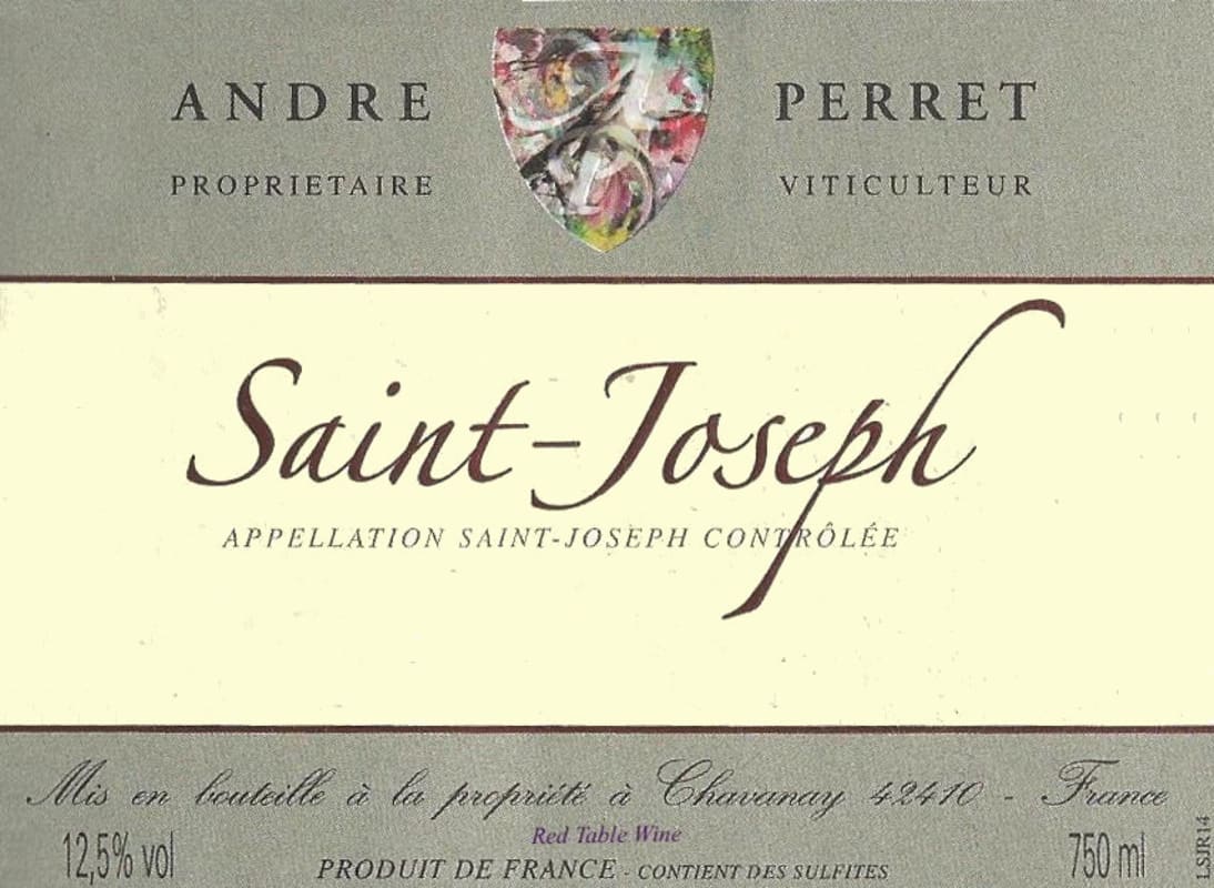 Domaine Andre Perret Saint-Joseph 2013 Front Label