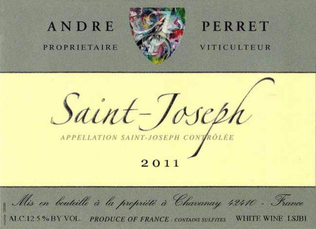 Domaine Andre Perret Saint-Joseph Blanc 2011 Front Label