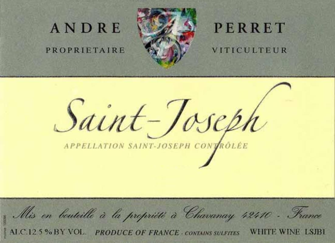 Domaine Andre Perret Saint-Joseph Blanc 2013 Front Label