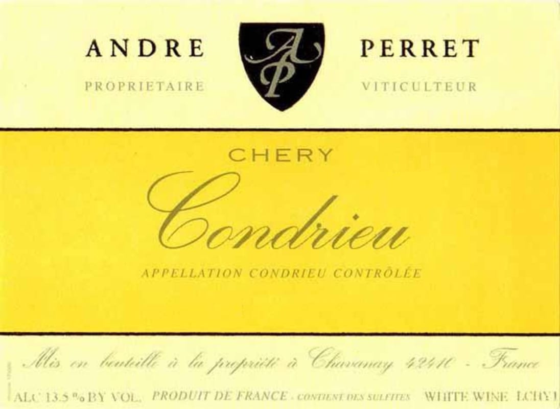 Domaine Andre Perret Condrieu Coteau du Chery 2012 Front Label