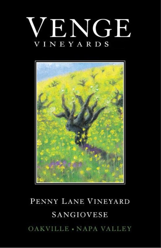 Venge Vineyards Penny Lane Vineyard Sangiovese 2014 Front Label