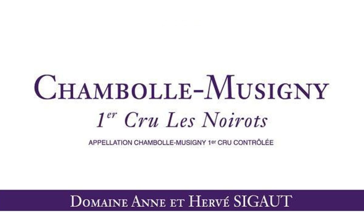 Domaine Sigaut Chambolle-Musigny Les Noirots Premier Cru 2009 Front Label