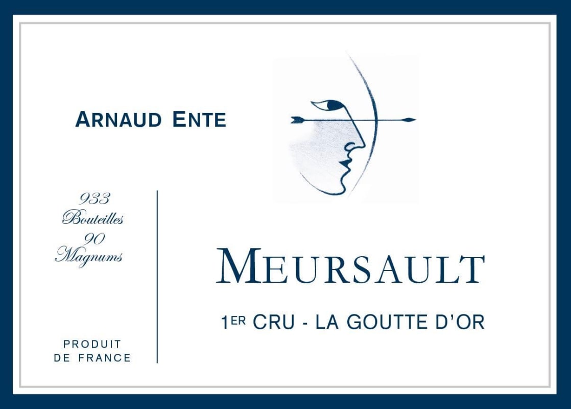 Domaine Arnaud Ente Meursault La Goutte d'Or Premier cru 2013 Front Label