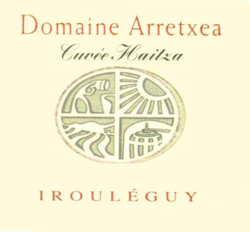 Domaine Arretxea Irouleguy Cuvee Haitza Rouge 2013 Front Label
