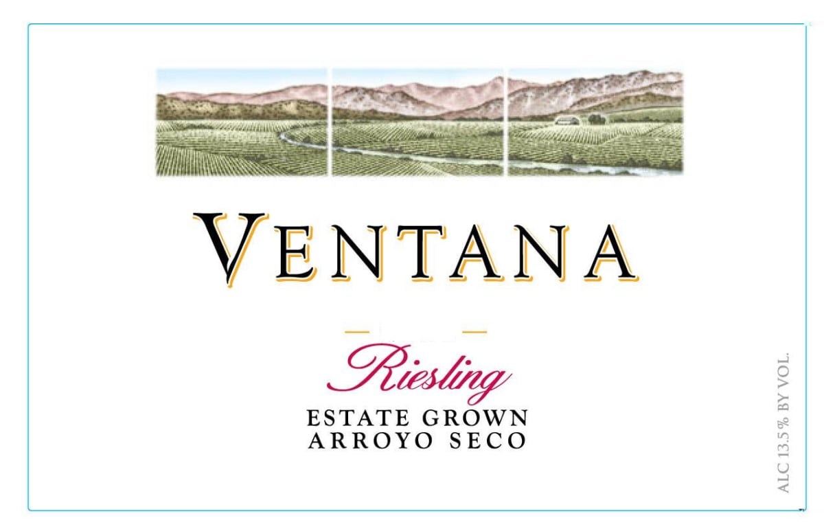 Ventana Estate Riesling 2013 Front Label