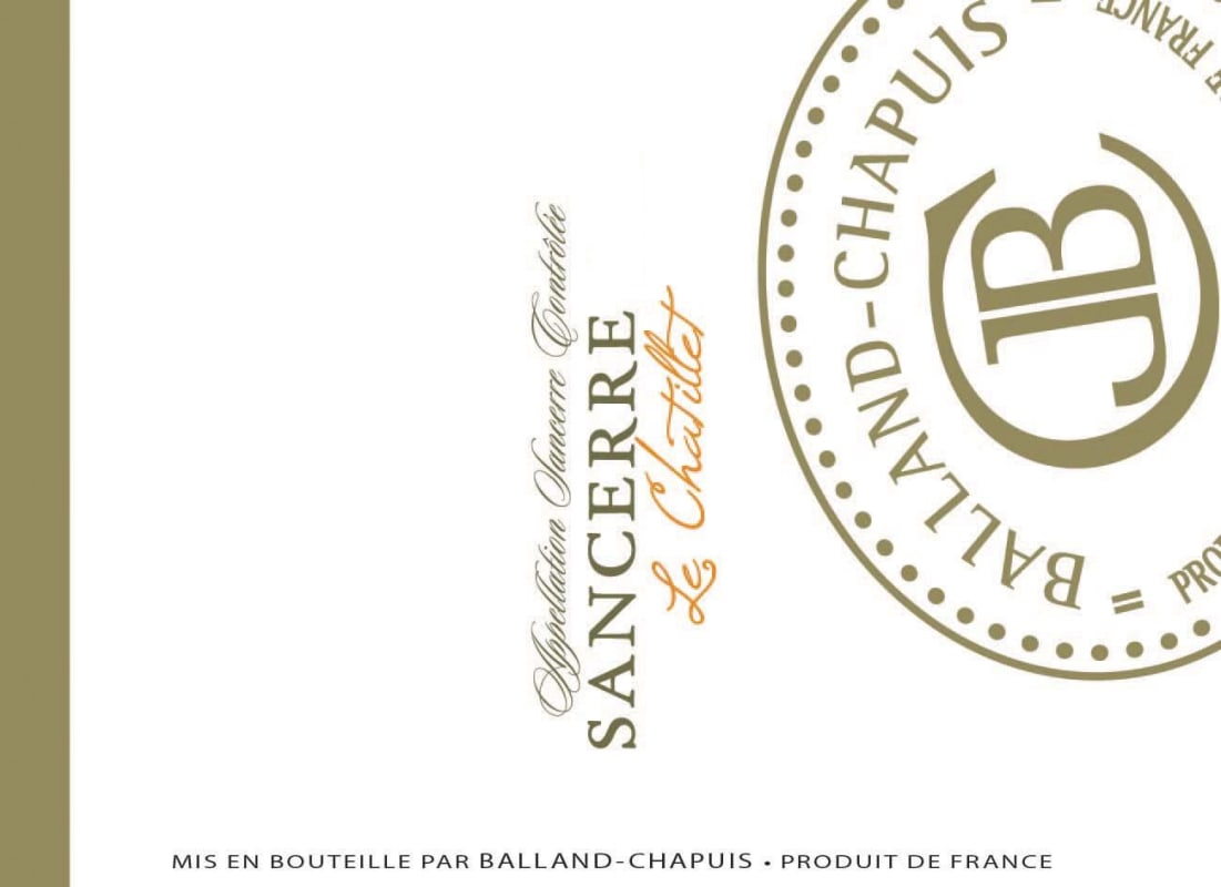Domaine Balland Chapuis Sancerre Le Chatillet Rouge 2013 Front Label