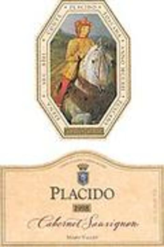 Placido Cabernet Sauvignon 1998 Front Label